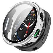 Custodia in Plastica con Pellicola Salvaschermo per Samsung Galaxy Watch9 - 40mm - Argento opaco
