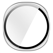 Custodia in Plastica con Pellicola Salvaschermo per Samsung Galaxy Watch9 - 40mm - Argento opaco