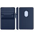 Portacarte magnetico in plastica con supporto - Compatibile con MagSafe - Blu scuro