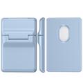 Portacarte magnetico in plastica con supporto - Compatibile con MagSafe - Azzurro