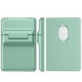 Portacarte magnetico in plastica con base di appoggio - Compatibile con MagSafe - Verde chiaro