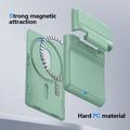 Portacarte magnetico in plastica con base di appoggio - Compatibile con MagSafe - Verde chiaro