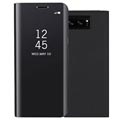 Custodia a Flip Luxury Mirror View per Samsung Galaxy Note8 - Nera