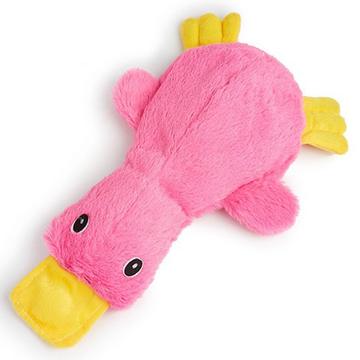 Anatra di peluche cigolante per cani - Rosa