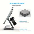 Caricabatterie wireless magnetico pieghevole 3 in 1 tascabile - Grigio