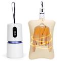 Mini asciugatrice tascabile con timer da 240 minuti - Bianco