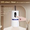 Mini asciugatrice tascabile con timer da 240 minuti - Bianco