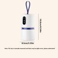 Mini asciugatrice tascabile con timer da 240 minuti - Bianco