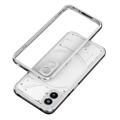 Paraurti in Metallo in Stile Polar Lights per Nothing Phone (1) - Argento