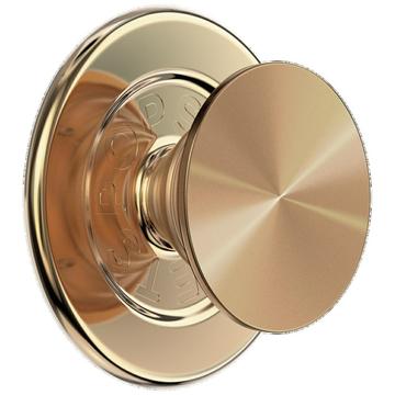 PopSockets Round MagSafe PopGrip Supporto e impugnatura espandibili - Alluminio radiale Oro