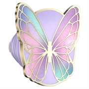 PopSockets Round MagSafe PopGrip Supporto e impugnatura espandibili - Prisma a farfalla smaltato
