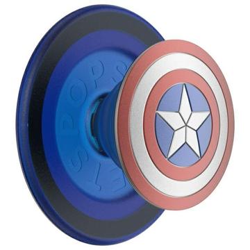 PopSockets Round MagSafe PopGrip Supporto e impugnatura espandibili - Smalto Capitan America