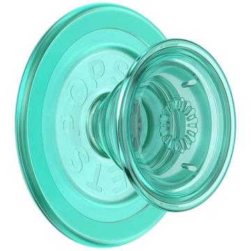 PopSockets Round MagSafe PopGrip Supporto e impugnatura espandibili - Menta traslucida