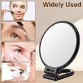 Specchio da trucco portatile con ingrandimento 10x