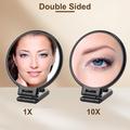 Specchio da trucco portatile con ingrandimento 10x