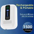 Pompa ad aria portatile / Aeratore da pesca per acquari - 1500mAh