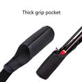 Copri-punta e copri-calcio portatile per canna da pesca - 60-130cm - Nero