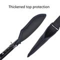 Copri-punta e copri-calcio portatile per canna da pesca - 60-130cm - Nero