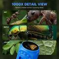 Microscopio digitale portatile per bambini per l\'esplorazione della natura - Blu
