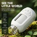Microscopio digitale portatile per bambini per l\'esplorazione della natura - Bianco