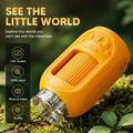 Microscopio digitale portatile per bambini per l\'esplorazione della natura - Giallo