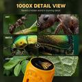 Microscopio digitale portatile per bambini per l\'esplorazione della natura - Giallo
