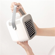 Mini raffreddatore d\'aria evaporativo portatile con umidificatore e purificatore d\'aria - Bianco
