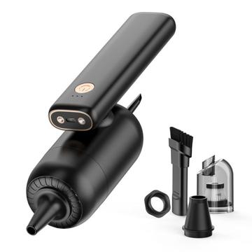 Aspirapolvere portatile rotante con doppia luce LED
