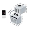 Raffreddatore d\'aria portatile a split 1300W 3000 BTU - Bianco