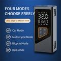 Compressore d\'aria portatile senza fili con luce LED e display digitale
