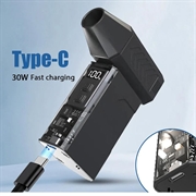 Potente soffiatore e aspirapolvere 2 in 1 Jet Turbo - 13000 giri/min - Nero