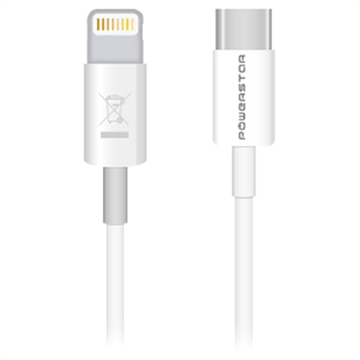 Cavo USB-C / Lightning Powerstar - 1m - Bianco