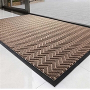 Premium Rubber Doormat 60x120cm - Non-slip (Open Box - Excellent) - Beige / Brown