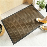 Premium Rubber Doormat 60x120cm - Non-slip (Open Box - Excellent) - Beige / Brown