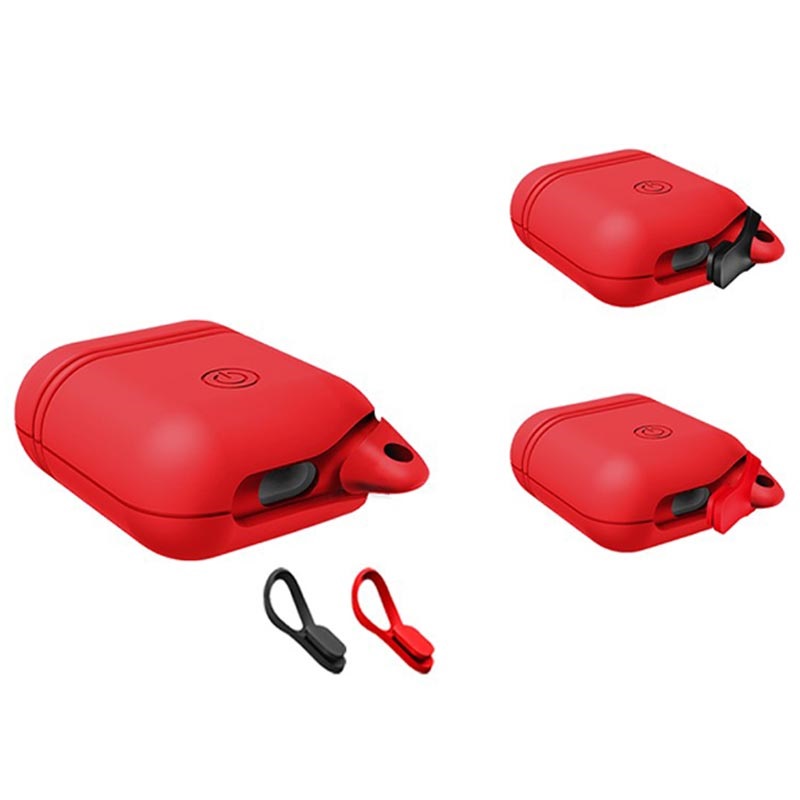 Custodia in Silicone Resistente all'Acqua Premium per Apple AirPods / AirPods  2