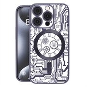 Custodia Prio Elegante Mag con protezione dell'obiettivo della fotocamera per iPhone 16 - Nera