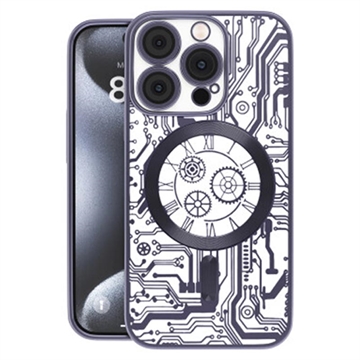 Custodia Prio Elegant Mag iPhone 16 Pro Max con protezione dell\'obiettivo della fotocamera - Nera