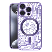 Custodia Prio Elegant Mag con protezione dell'obiettivo della fotocamera per iPhone 16 - Viola