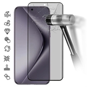 Proteggi Schermo in Vetro Temperato a Copertura Totale Privacy per Huawei Pura 70 Pro/70 Ultra - Bordo Nero