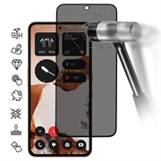 Salvaschermo in Vetro Temperato a Copertura Totale Privacy per Nothing CMF Phone 2 Pro - Bordo Nero