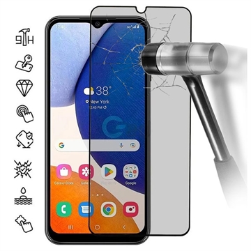 Proteggi Schermo in Vetro Temperato a Copertura Totale Privacy per Samsung Galaxy A16 - Bordo Nero