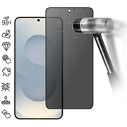 Salvaschermo in Vetro Temperato a Copertura Totale Privacy per Samsung Galaxy S25 Edge - Bordo Nero