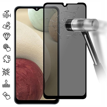 Proteggi Schermo in Vetro Temperato a Copertura Totale Privacy per Samsung Galaxy S25 FE - Bordo Nero