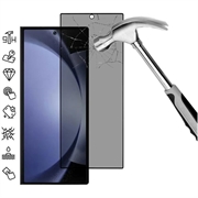 Salvaschermo in Vetro Temperato a Copertura Totale Privacy per Samsung Galaxy Z Fold7 - Bordo Nero