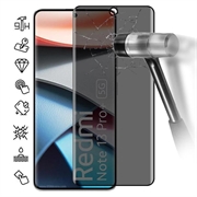 Proteggi Schermo in Vetro Temperato a Copertura Totale Privacy per Xiaomi Redmi Note 13 Pro+ - Bordo Nero