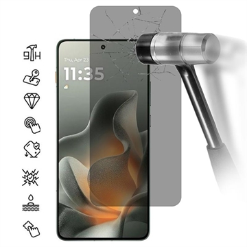 Motorola Edge 70 Privacy Protezione dello schermo in vetro temperato - 9H