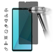 Sony Xperia 1 VIII Privacy Protezione dello schermo in vetro temperato - 9H
