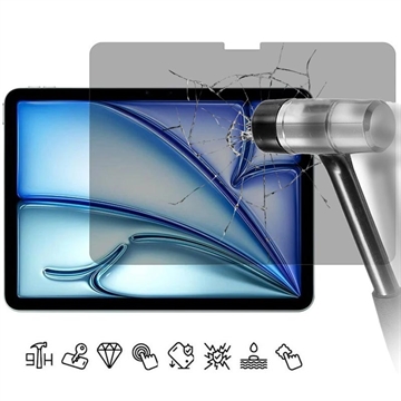 Pellicola salvaschermo in vetro temperato - 9H - per la privacy di iPad Air 11 2024/2025