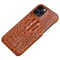 Custodia Rivestita in Pelle Luxury Crocodile per iPhone 14 Pro