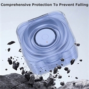 Custodia protettiva in TPU per Samsung Galaxy Ring - Custodia di ricarica - Blu trasparente